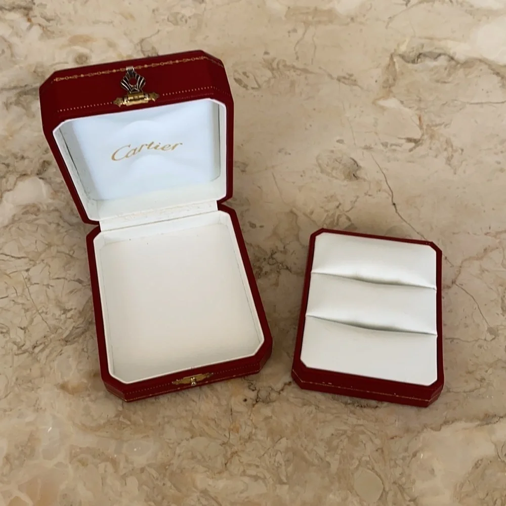 Authentic Cartier Double Wedding Rings Box - Picture 3 of 8